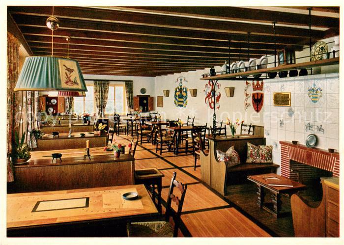 Neckarmuehlbach Burg Guttenberg Burgschenke Gaststube