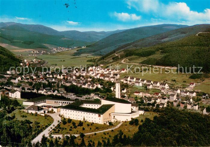 Altenhundem Fliegeraufnahme mit Missionshaus Maria Koenigin