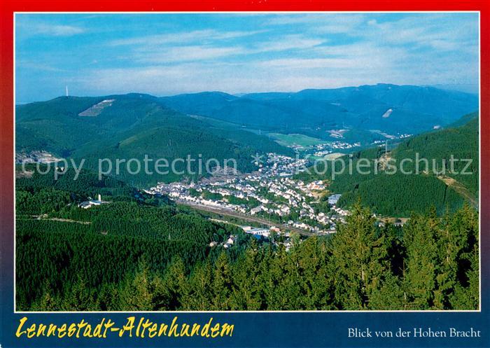 Lennestadt Blick von der Hohen Bracht