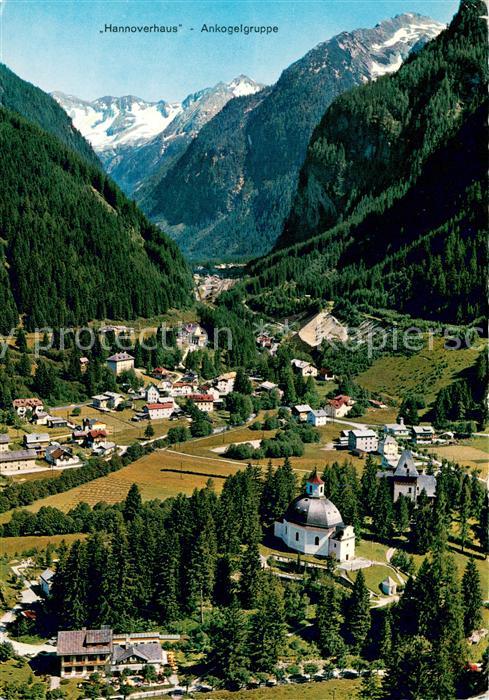 Boeckstein Fliegeraufnahme mit Hannoverhaus und Ankogelgruppe