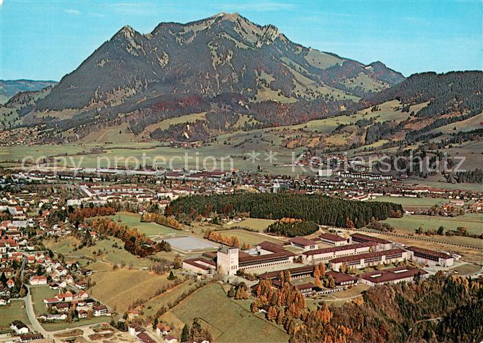 Sonthofen Leutkirch Fliegeraufnahme mit Generaloberst Beck Kaserne und Gruenten