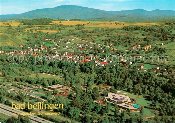 Bad Bellingen Fliegeraufnahme mit Mineral Thermalbad