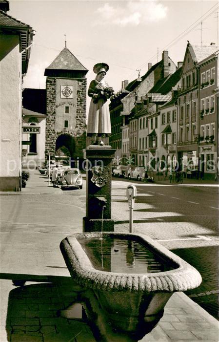 Villingen-Schwenningen Oberes Tor Brunnen Altstadt