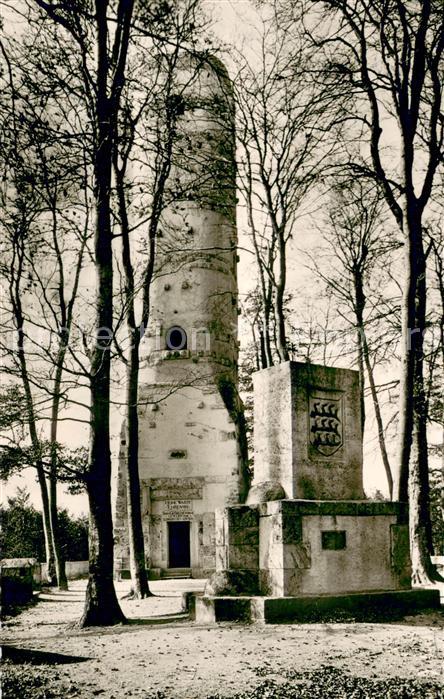 TueBINGEN BW Aussichtsturm auf der Hohen Warte Gestuetsgasthof St. Johann Schwae