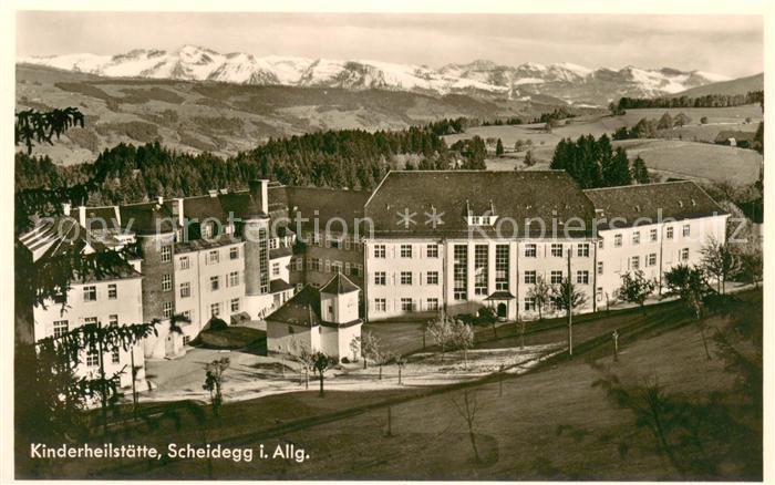 Scheidegg Allgaeu Kinderheilstaette Alpenpanorama