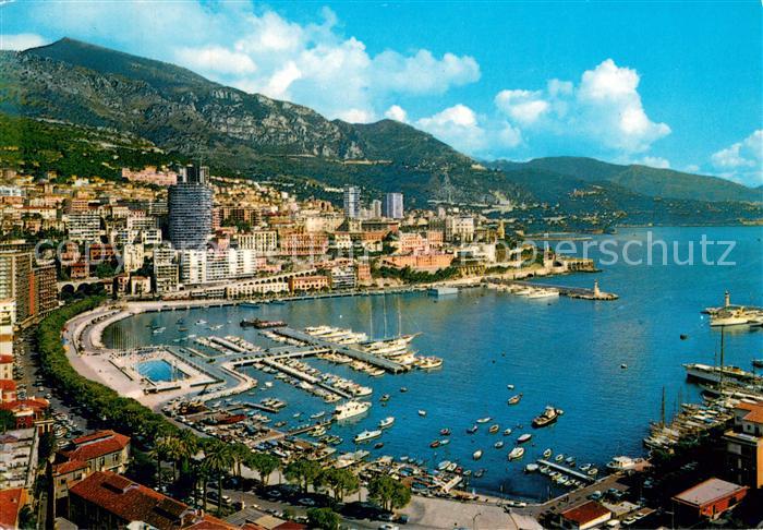 Monte-Carlo Vue d ensemble du port Principauté de Monaco