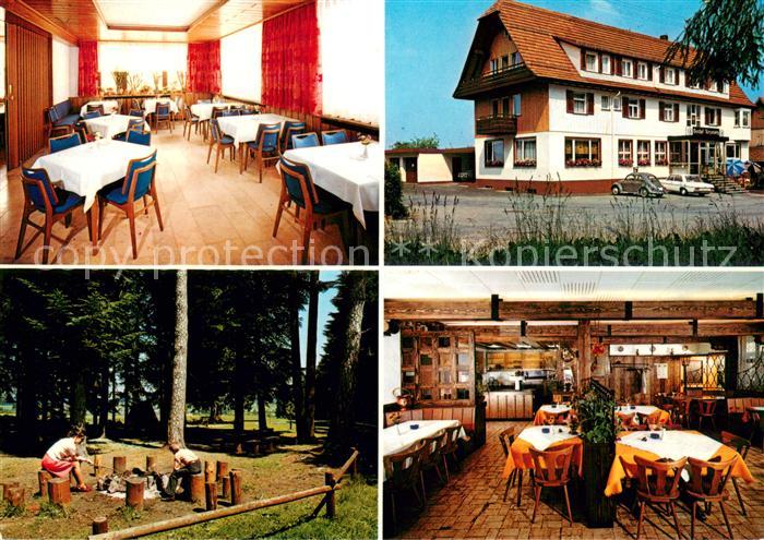 Untermusbach Freudenstadt Gasthof Merzenberg Gastraum Grillplatz am Waldrand