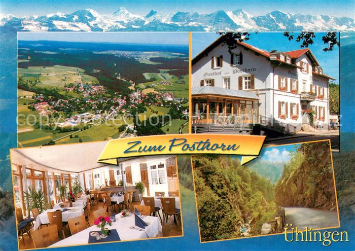 uehlingen-Birkendorf Hotel Restaurant zum Posthorn Naturpark Suedschwarzwald Fli