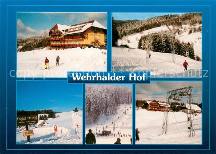 Wehrhalden Gasthaus Pension Wehrhalder Hof im Hotzenwald Schwarzwald Wintersport