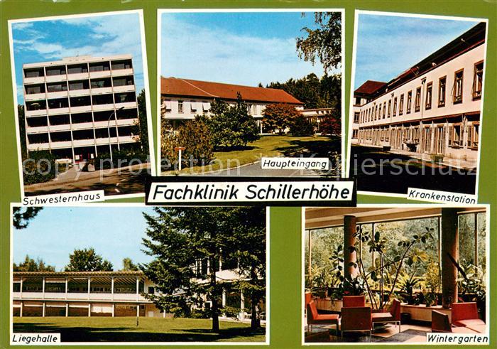 Gerlingen Wuerttemberg Fachklinik Schillerhoehe Schwesternhaus Krankenstation Li
