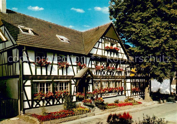 Sasbachwalden Gasthaus Engel Fachwerkhaus Blumen- und Weinort