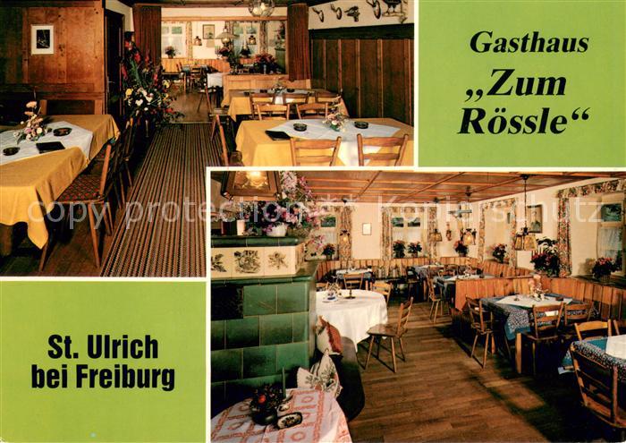 St Ulrich Schwarzwald Gasthaus zum Roessle Gastraum