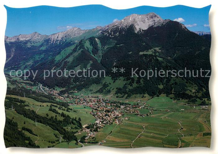 Lermoos Tirol mit Upsspitze und Daniel Ammergauer Alpen Fliegeraufnahme