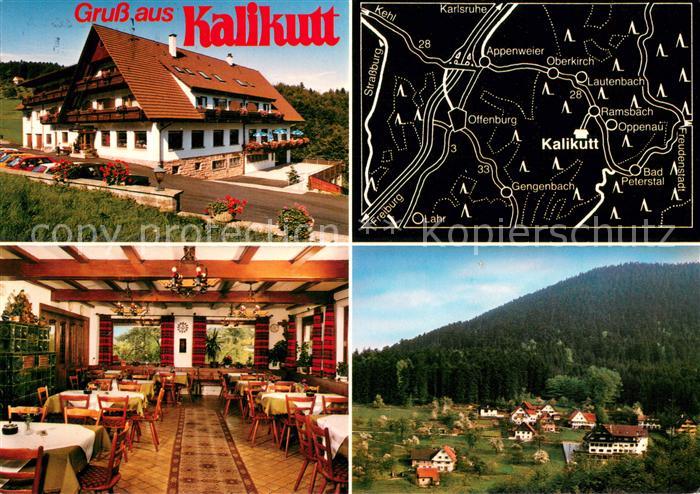 Ramsbach Oppenau Hoehengasthof Kalikutt im Schwarzwald Panorrama