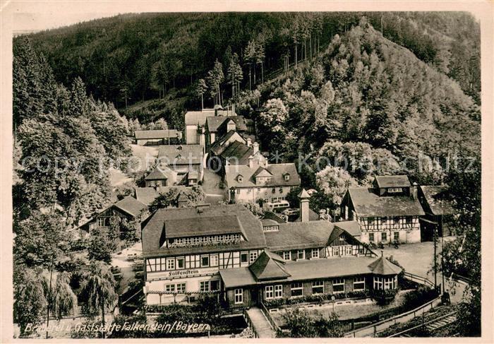 Falkenstein Ludwigsstadt Brauerei und Gaststaette Falkenstein
