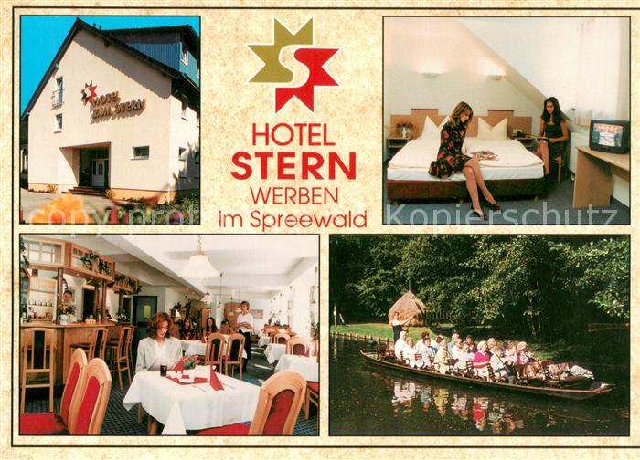 Werben Niederlausitz Hotel Stern im Spreewald Kahnfahrt Wasserstrasse