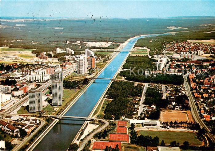 ERLANGEN Bayern Europakanal Fliegeraufnahme