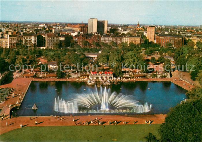 HAMBURG  CITY Internationale Gartenbauausstellung Wasserspiele