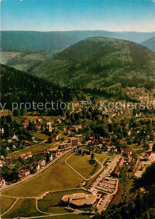 Bad Herrenalb Kurort im Schwarzwald Fliegeraufnahme