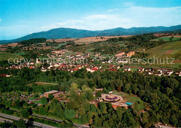 Bad Bellingen Kurort im Schwarzwald Fliegeraufnahme