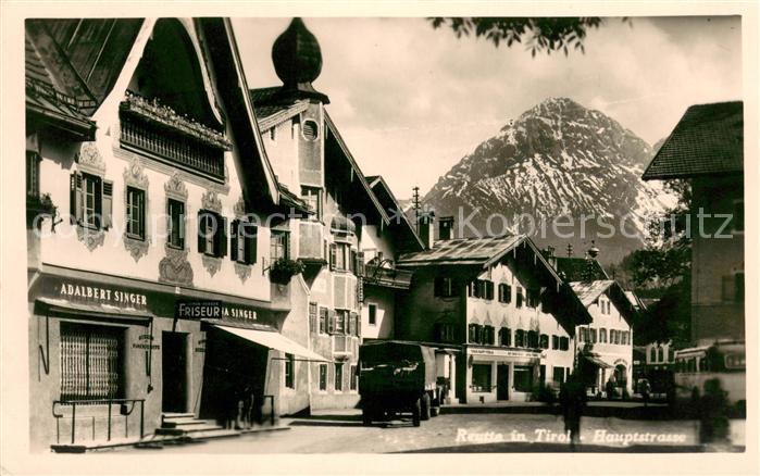 Reutte Tirol Hauptstrasse Friseur Alpenblick