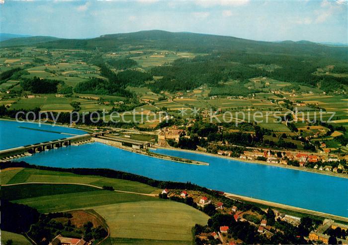 Persenbeug-Gottsdorf Donaukraftwerk Fliegeraufnahme