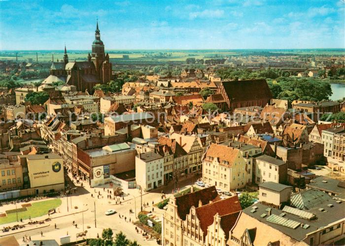 Stralsund Mecklenburg Vorpommern Blick auf die Stadt