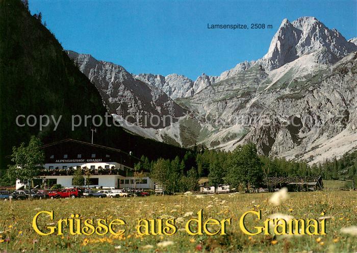 Pertisau Achensee Alpengasthof Gramai im Karwendelgebirge Blumenwiese