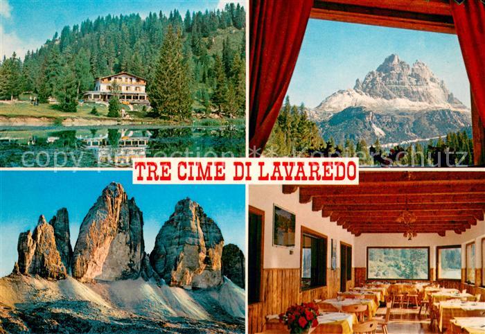 Misurina Rifugio Lago Antorno Tre Cime di Lavaredo Dolomiti Berghaus Restaurant