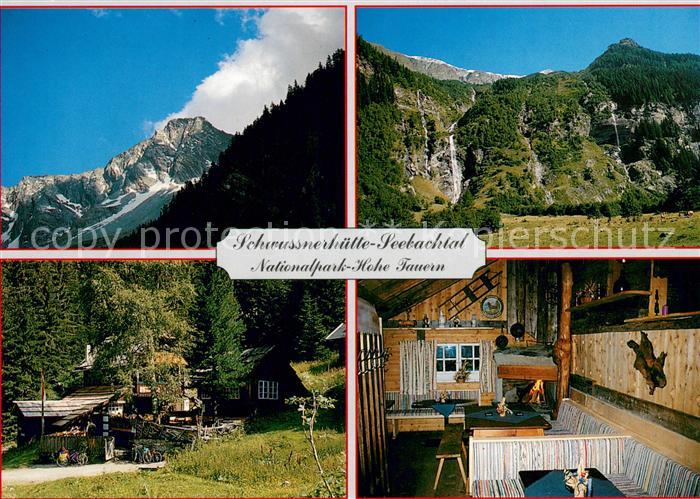 Mallnitz Kaernten Schwussner Huette Throm Wasserfaelle Saeuleck Ankogelgruppe