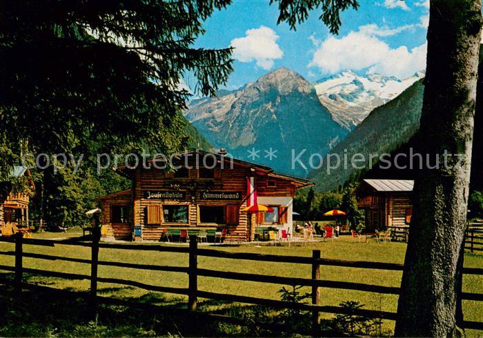 Badgastein Jausenstation Himmelwand im Koetschachtal Alpen Ankogelgruppe