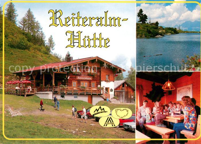 Pichl Ennstal Reiteralm Hütte Partie an der Enns