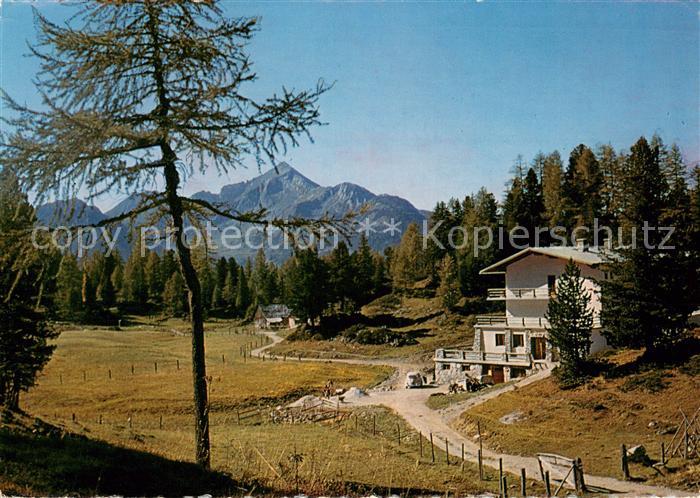 Radstaedter Tauern Tauernhof mit Steinfeldspitze