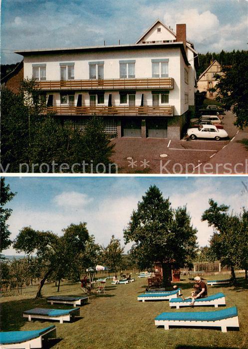 Krumbach Odenwald Gasthof Pension zum Engel Liegewiese