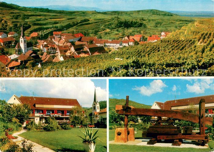 Bickensohl Panorama Hotel und Weinstuben Rebstock