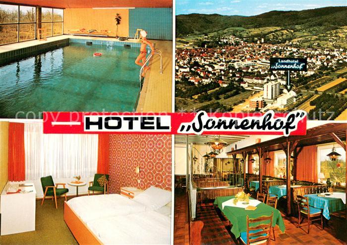 Leutershausen Hirschberg Bergstrasse Hotel Sonnenhof Hallenbad Zimmer Gaststube