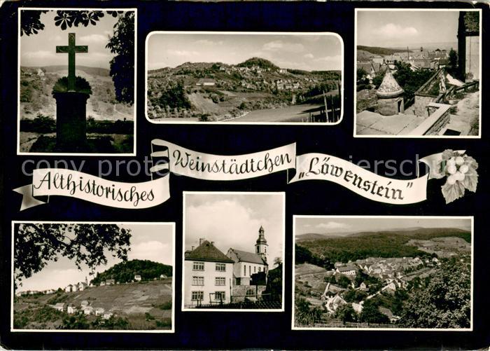 Loewenstein Althistorisches Weinstaedtchen Teilansichten