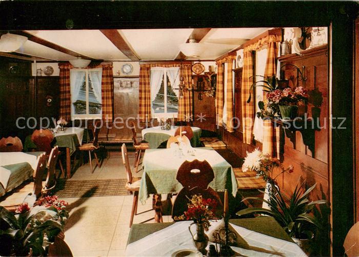 Reichental Gasthof Gruener Baum Schwarzwaelder Gaststube