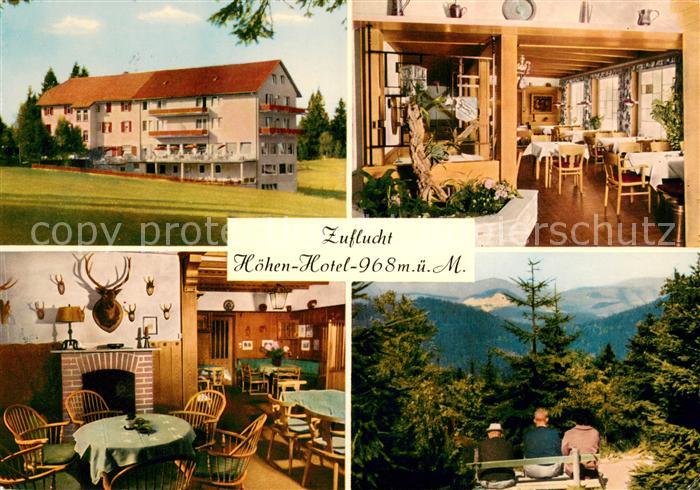 Zuflucht Schmelzles Hoehenhotel Restaurant Panorama Schwarzwald