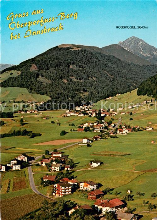 Berg Oberperfuss mit Blick zum Rosskogel Fliegeraufnahme