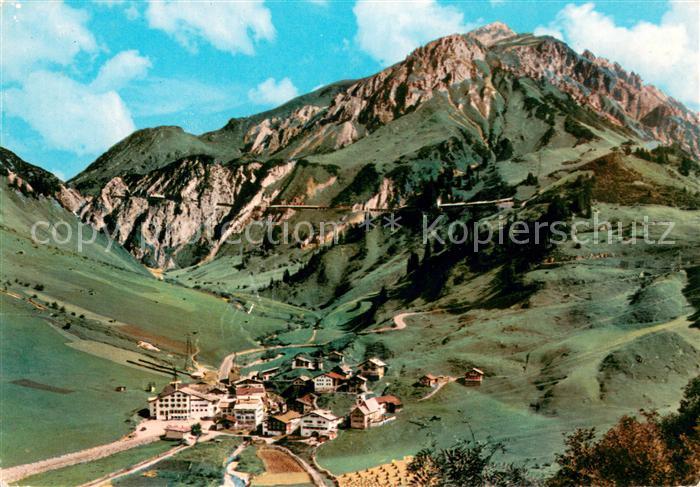 Stuben Vorarlberg Panorama Bergdorf Alpen
