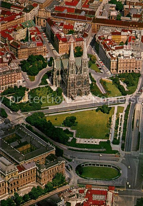 Wien Votivkirche Fliegeraufnahme