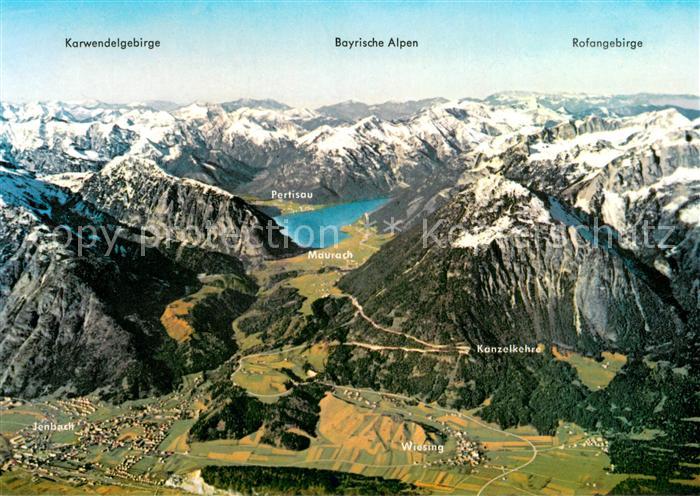 Achensee und Umgebung Alpenpanorama Fliegeraufnahme
