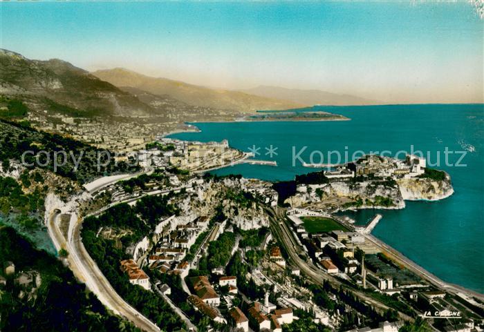 Monaco Vue aérienne de la Principauté