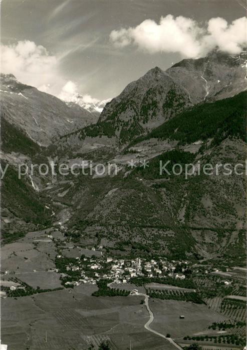 Partschins Parcines Alpenpanorama Fliegeraufnahme