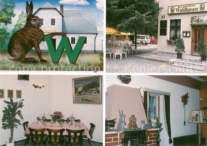 Zuehlsdorf Gaststaette Restaurant Zum gemuetlichen Waldhasen