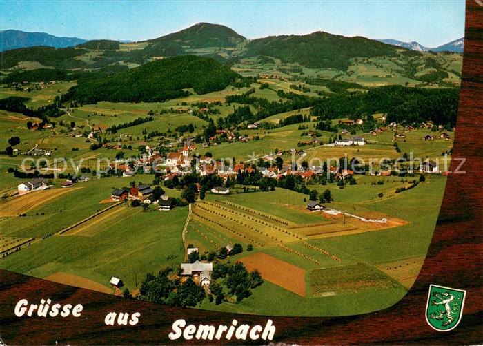 Semriach Sommerfrische Fliegeraufnahme