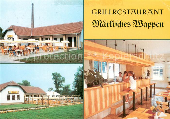 Dannenwalde Gransee Restaurant M?rkisches Wappen