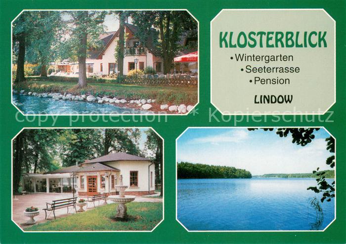 Lindow Mark Klosterblick Restaurant Pension