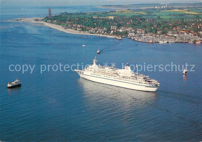 Laboe Fliegeraufnahme Dampfer